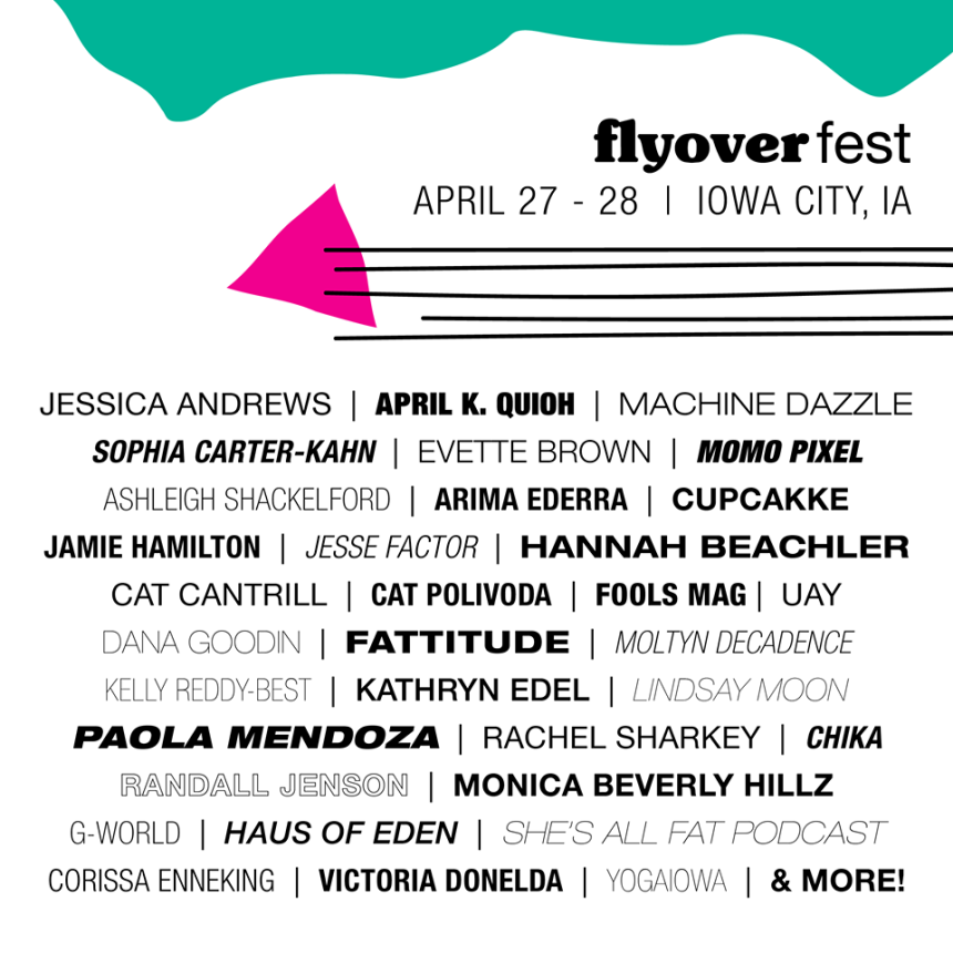 Modern image for Flyover Fest Lineup Listing.
